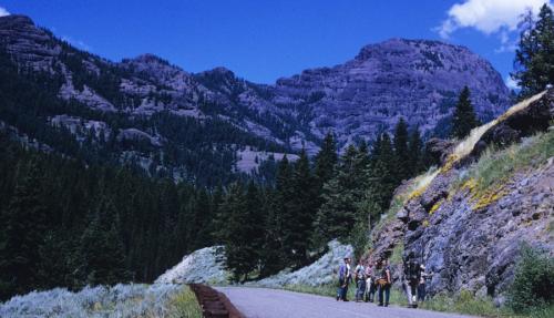 1966 Penn State Geosciences Field Camp in the Lamar River Valley