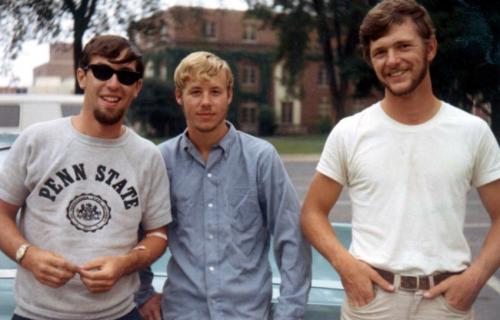 Boies, Earl and Wade at 1968 Field Camp