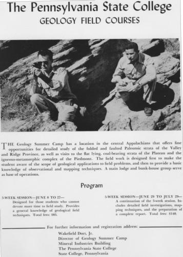 Geology Field Course Program