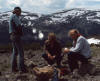 Teton trip. Steve, ?, Eric