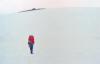 Jim Ewart behind in the snow