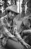 Carl Carson in camp