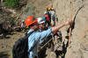 Cody and Ben measuring section in the Book Cliffs