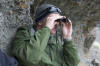TA Matt Travis surveys the troops,Wildhorse project, from the lahar cave