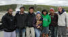 Old Faithful, Yellowstone: Aziz, Ajwad, Stallone, Kara, Nazmi, Azfar, and Dan