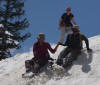 Alta overthrust, shortcut back to civilization: Alex, Azfar, & Erika