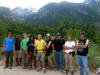 Mustache Monday in Bells Canyon: Neil, Aziz, Andy, Nazmi, Tim, Tommy, Matt, Kevin, & Greg
