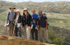 Nate Wysocki, Ellen Chamberlin, Kara Cahoon, Don Bower, and Nasser Almosa at Elk Basin