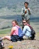 Colleen, Chelsea, and Alex on Specimen Ridge, Yellowstone
