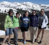 Ariel, Nicole, Tessa, Emily, and Jenn at Loveland Pass