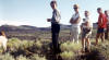 Craters of the Moon, Idaho  Standing: Jim, Earl, Duff Gold, guy from Rice, Wade