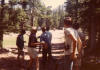 Snowball fight at 10,000 ft on the west Spanish Peak, Colorado  L to r: Boies, Rich, Kyle, Jim, Rick (with camera), Joey R