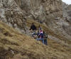 Andrew, Mike, Poonam, Erin at Col Rodello in the Dolomites