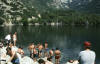 Swimming in kettle lake