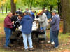 Duff's trip eating lunch at Greenwood Furnace