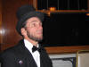 Rick Miller came as Honest Abe
