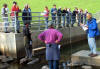 Dick and alums at the dam