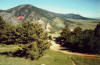 Beartooth Front, looking west. Fanshawe Lodge in the foreground