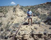 Bob Brozdowski at an Elk Basin fault