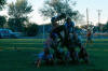 A tower of geoscientists at Milford