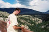 Nate on the Clark's Fork bridge
