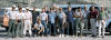 Closeup of the group photo, XC trip  L to r: ??, John Bauer, Sadik Bakar Jawad, ??, Evan Schuster, Joe Watson (kneeling), Paul Diehl, Bill Stuart, David Schieck, ??, ??, Peg, Jay Byerly, Ali Al-Rubaiyi, Joe Gerencher, Perry Rahn, ??