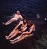 Duff relaxing in the water