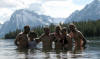Group in Jackson Lake, Tetons. Kyle, Maryjo, Justin K, Jenna, Sarah, Justin G