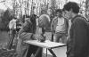 GSc 470 class with Charles Thornton, 1984. Penn State Archives