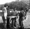 GSc 470 class with Duff Gold, Whipple Dam, 1978. Penn State Archives