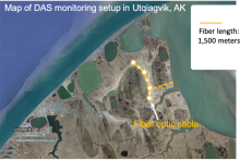 The first phase of the project is to bury a 1.5-kilometer fiber-optic cable