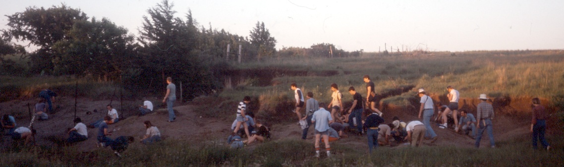 Field Camp 1979. Stockdale kimberlite pipe, Kansas.