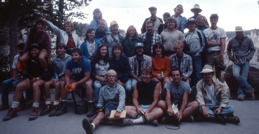 1984 Penn State Geosciences Field Camp group