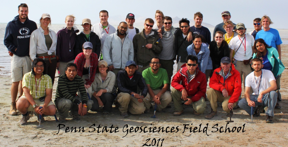 2011 Penn State Geosciences Field School group photo