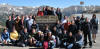 Group at Loveland Pass, Colorado, on the trip out
