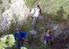 Don with Mark and Kelleen, first day hike, Alta overthrust project