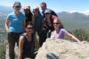 Squaw Peak, near Provo (free day hike) Genevieve, Alex, Leah, Ellen, Nate, Sara, & Kara