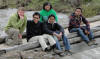 Andy, Stallone, Nazmi, Ajwad, and Zafur at Yellowstone