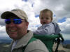 More alums: Sean Gaffney and son Liam on Mt. Evans (14,000 ft +), Colorado
