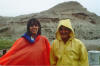 Diane and TC experience a rare inch of rain in the Badlands.