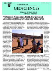 2006 Geosciences Cover