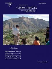 2009 Geosciences Cover