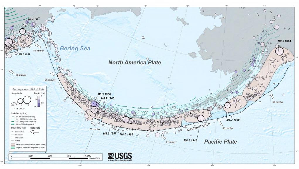 The Aleutian subduction zone