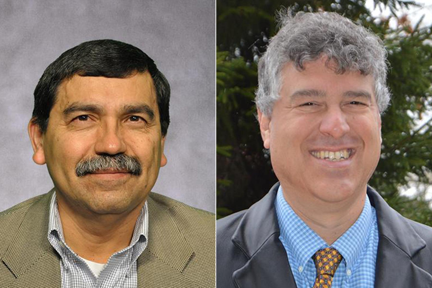 Jose Fuentes and Peter Wilf, Penn State professors